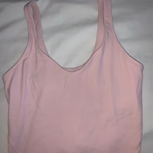 lululemon light pink align tank